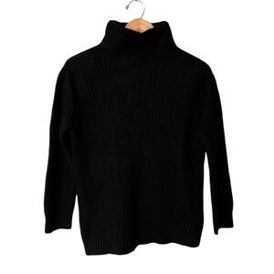 GUCCI 100% Cashmere Ribbed Mock Neck Sweater